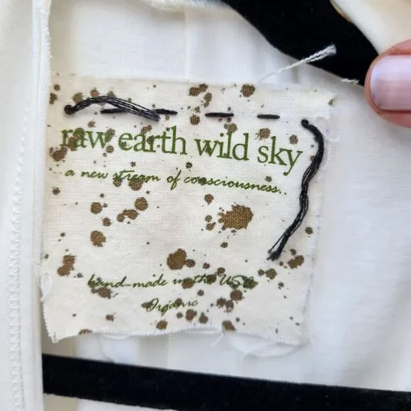 Raw earth wild sky organic cotton slouchy vest - Picture 6 of 7